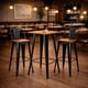 thumbnail image 2 of Mesa Tolix Madera Alta Bar 60 x 60 cm, 2 of 6