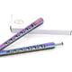 thumbnail image 4 of Cuchillo sin filo Oliasports Rainbow Practice Balisong de metal con forma de mariposa de acero, 4 of 7