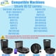 thumbnail image 2 of Piezas de repuesto para robot aspirador Shark IQ RV101AE (paquete de 26), 2 of 7