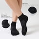 thumbnail image 5 of Pack de 6 calcetines de tobillo CelerSport para hombre con cojín, color negro, 5 of 6
