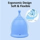 thumbnail image 4 of Set de 2 copas menstruales SHORDY (pequeña+grande) para mujer, 4 of 9