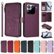 thumbnail image 3 of Funda Cartera Mariposa para [Xiaomi 15 Pro] con Soporte y Cremallera Violeta, 3 of 6