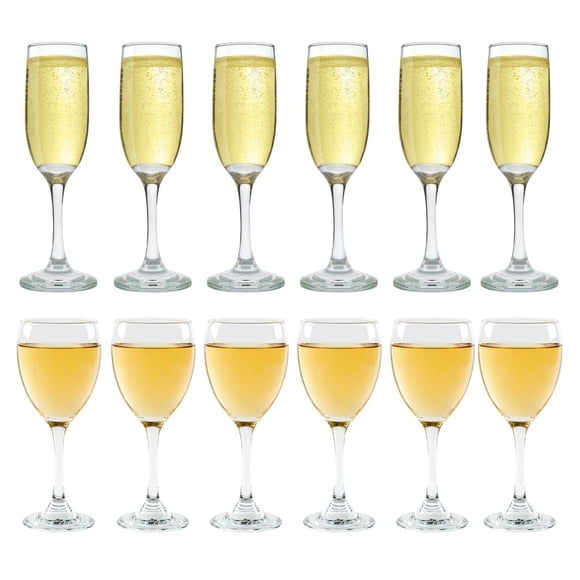 Set Copas 6 Copas Champagne 6 Copas Vino Versalles Tragos