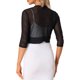 thumbnail image 3 of INSPIRE CHIC Boleros de Malla Transparente para Mujer, Chaquetas de Manga 3/4, Cárdigan Corto Ligero Negro Talla S, 3 of 6