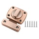 thumbnail image 2 of Cerradura De Puerta De Seguridad Con Tornillos, Pestillo Giratorio Para Puerta Interior, Pestillo Para Puerta, Bronce Rojo, 2 of 5