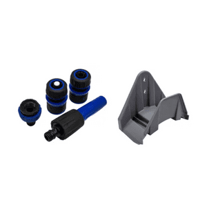 Fym - Kit Colgador Para Manguera 25Mts + Kit Piton De Riego