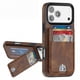 thumbnail image 1 of Funda Para Iphone 17 Pro Max Con Cartera Y Rfid Color Marrón, 1 of 9