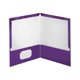 thumbnail image 4 of Carpeta Oxford Metálica de Dos Bolsillos Morada Tamaño Carta Paquete de 25, 4 of 5