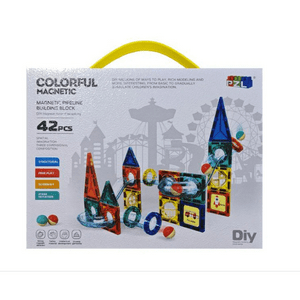 Genérico - Set De Bloques Magnéticos 42 Piezas Juguete Educativo