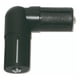 thumbnail image 1 of Codo Articulado Negro Para Barras De Cortina 28 Mm, 1 of 2