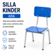 thumbnail image 1 of Silla Kinder Color Azul, 1 of 6