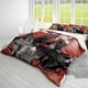 thumbnail image 3 of Attack- on G-iant Er-en Levi An-ime Soft 3D Printe-d Duvet- Cover B-edding Set with -Comfort-er Cover, 3 of 5