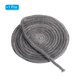 thumbnail image 3 of Uxcell 1/4"x 118" Junta de Estufa de Madera, Cuerda de Sellado de Alta Resistencia a la Temperatura Tipo Redondo de Fibra de Vidrio de Grafito, Negro, 3 of 6