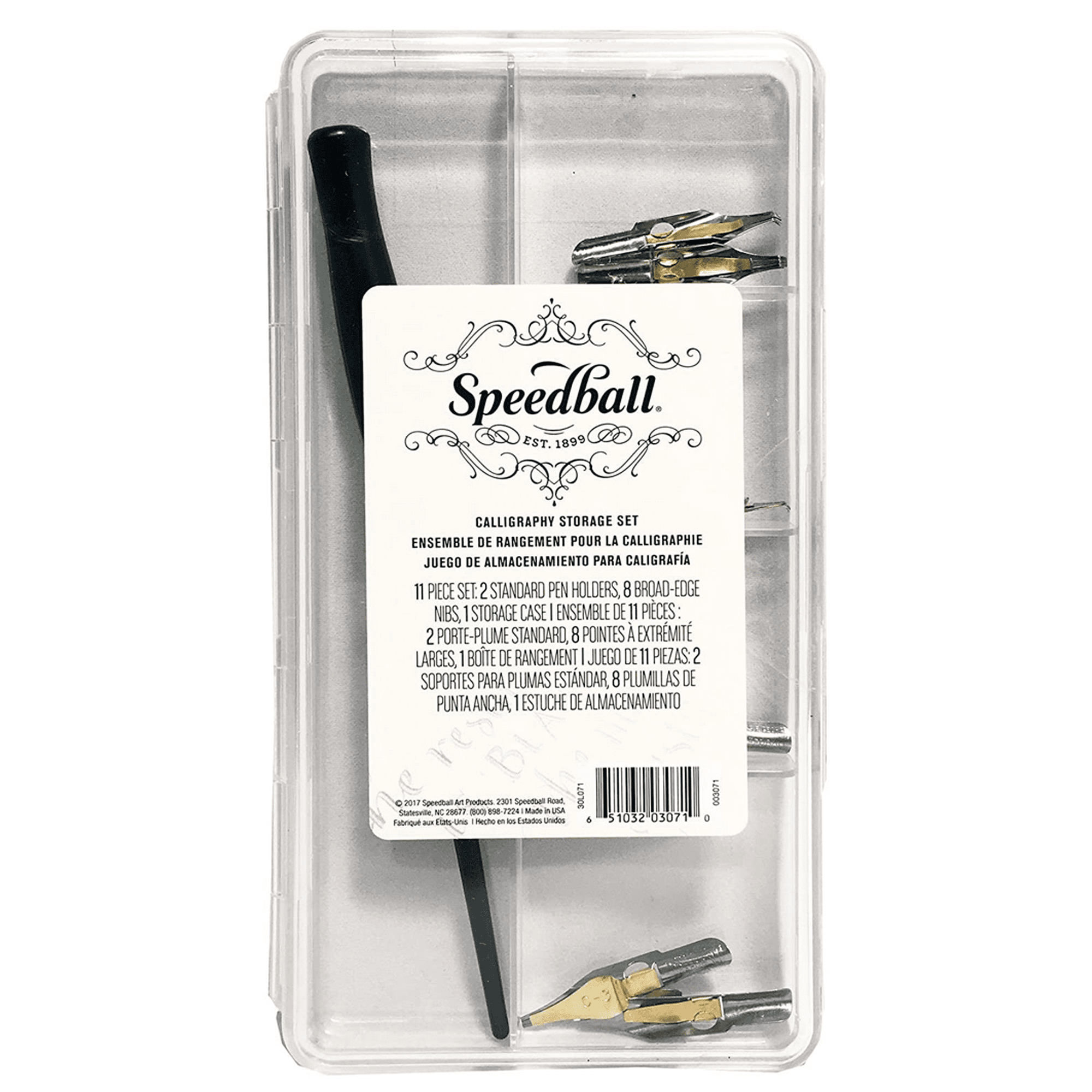 Speedball - Caja De Plumines Para Caligrafía