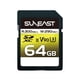thumbnail image 1 of Tarjeta de memoria SUNEAST SDXC 64GB UHS-II V90 U3 300MB/s 4K 8K, 1 of 4