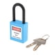 thumbnail image 4 of Seguridad Bloqueo de seguridad Candado con llave diferente pvc acero inoxidable azul, 4 of 5
