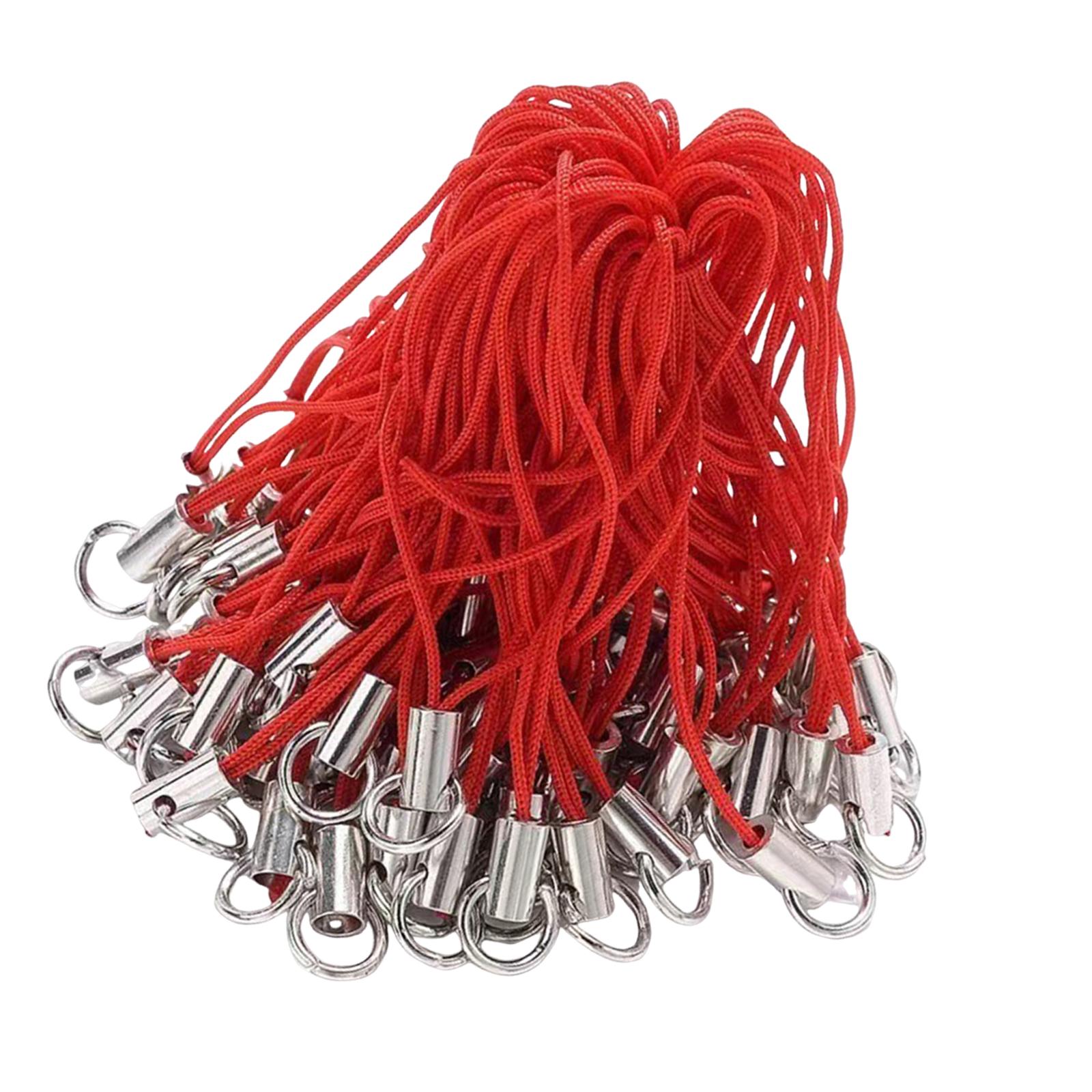 Magideal - 100 Piezas De Cordones Para Teléfono Móvil, Correas Colgantes Para Teléfono, Prácticos Cordones Para Colgar, Correas De Cuerda Para Teléfono, Cordones Rojo