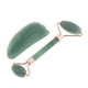 thumbnail image 2 of 2 Uds Jade Masaje Facial Doble Rodillo Guasha Masajeador Tablero Kit Oro, 2 of 5