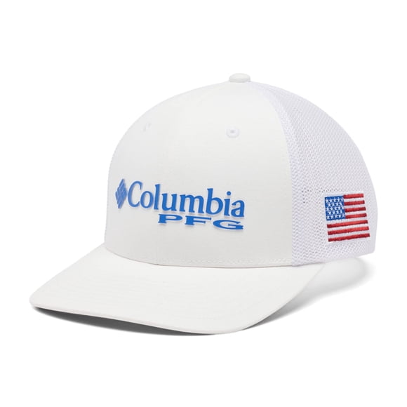 Pelota de malla PFG de Cap Columbia, unisex, color blanco/azul vivo, talla L/XL