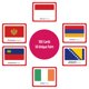 thumbnail image 4 of Juego de combinación de recuerdos Menique Flags of Europe, 100 cartas, 4 of 9