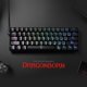 thumbnail image 2 of Teclado Gaming Redragon K630 Dragonborn 60% RGB Black, 2 of 9