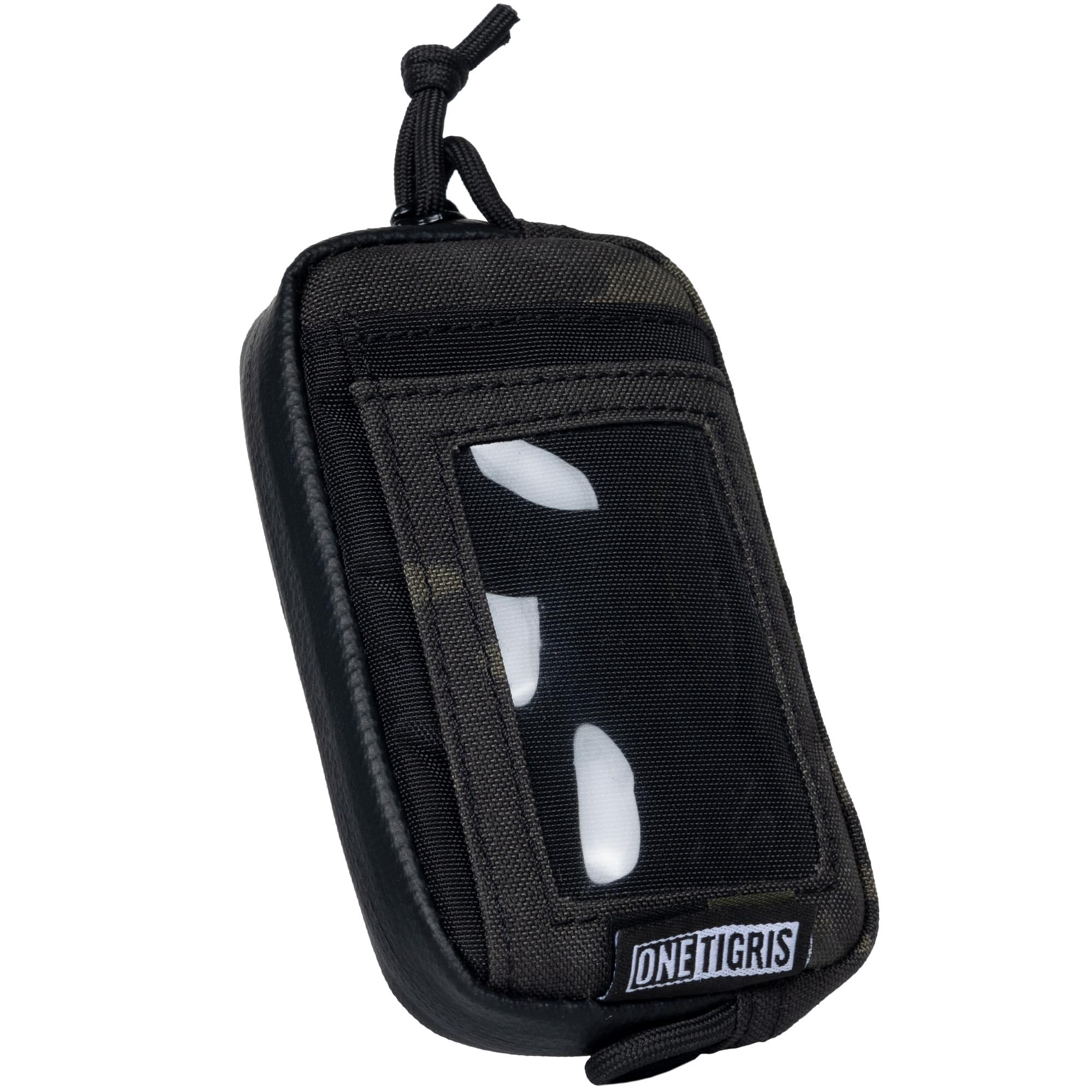 Onetigris - Billetera Con Bolsillo Frontal De Nailon Con Cremalleras Para Hombre Y Mujer