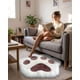 thumbnail image 5 of Alfombra Decorativa Forma Pata Gato Suave 70x80cm, 5 of 6