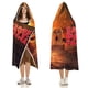 thumbnail image 3 of Fiesta de Salchichas: Foodtopia Manta Capa con Capucha Anti-Bolitas, Manta de Lana Ártica Suave, Manta Portátil de Felpa Ligera y Lujosa, Poncho para Siesta en Casa y Oficina, 100*130cm, 3 of 6