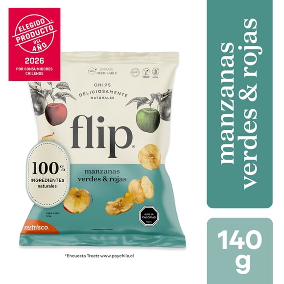 Chips de manzana flip, 140 g