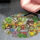 thumbnail image 4 of Franklin Alfombra Redonda de Felpa Coral, Antideslizante, No Desprende Pelusas, Lavable y Duradera para Salón, Dormitorio y Habitación de Niños 60cm, 4 of 6
