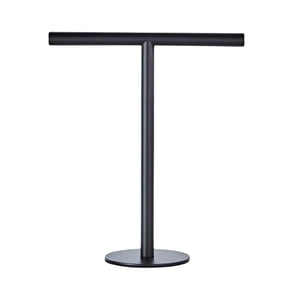 Magideal - Toallero De Mano De Pie, Toallero En Forma De T, Toallero De Barra, Toallero Con Base Redonda Para Encimera, Tocador, Encimera, Cuarto De Baño