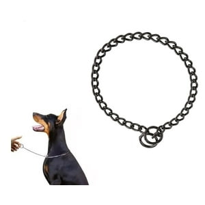 Defensor - Collar Adiestramiento Metálico, Para Perro 55 Cm Color Negro