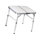 thumbnail image 5 of Mesa de camping con patas de altura ajustable, mesa de playa, fácil almacenamiento, mesa plegable compacta de aleación de aluminio para barbacoa en la 60cmx40cm, 5 of 5