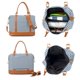 thumbnail image 4 of Bolso Tote de Viaje Bluboon 41x37x20 cm Lona para Equipaje de Mano, 4 of 9