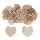 thumbnail image 5 of 20 piezas natural multi-hole colgante de madera tablero de punto 50mm corazón, 5 of 5