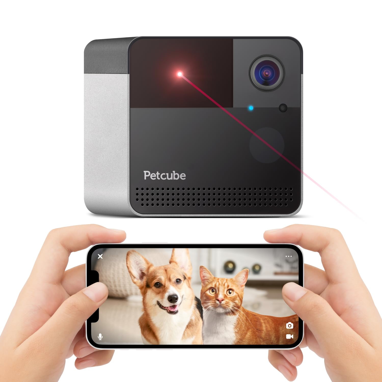 Cámara Para Mascotas Petcube Play 2 Wi-fi 1080p Hd Con Juguete Láser