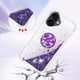 thumbnail image 4 of FOXDOCK Funda Glitter Líquida para iPhone 17 con Anillo Brillante, TPU Antichoques y Esquinas Reforzadas, Soporte, 4 of 6
