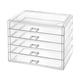 thumbnail image 4 of Organizador De Cajones De Acrílico Transparente De Varios Niveles Para Casarse, Apartamento, 5 Niveles, 4 of 5