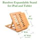 thumbnail image 2 of Stand Lipper International 1887 de madera de bambú para iPad y tabletas, 2 of 7