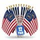 thumbnail image 1 of Jester Fiesta Banner Juego de 12 Banderas de 13 Estrellas estilo Betsy Ross, 1 of 7