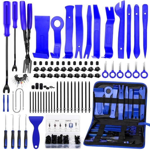 Juego De Herramientas 248 Piezas Kit De Herramientas Para Quitar Molduras Con Clips De Retención