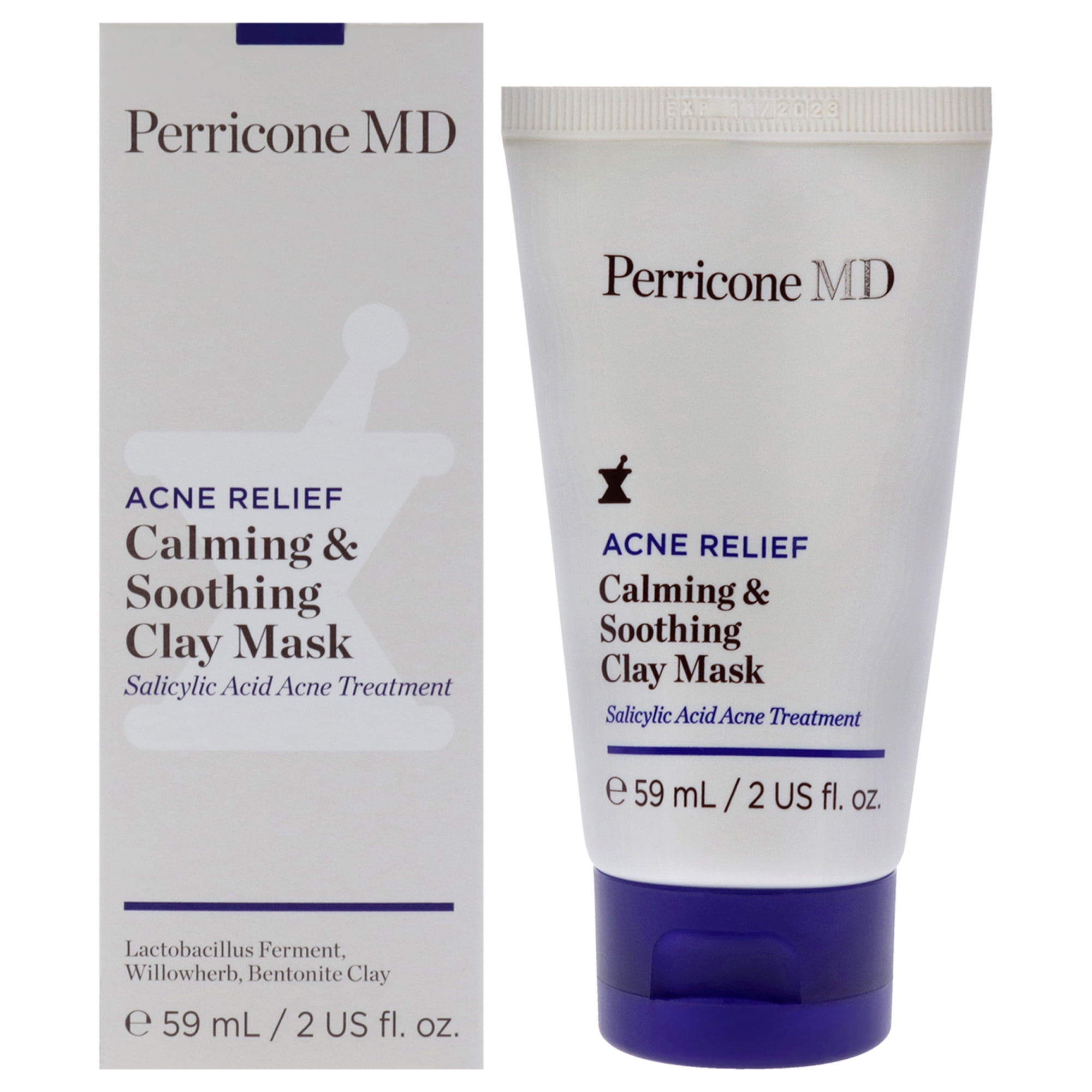 Perricone Md - Mascarilla De Arcilla Calmante Y Calmante Para El Alivio Del Acné De Para Unisex - Mascarilla De 2 Oz