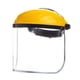 thumbnail image 2 of Protector Facial Transparente Protector Antiaceite Herramientas Antivaho Ajustables Para Cocina Amarillo, 2 of 5