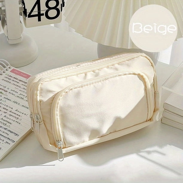 Large Capacity Stationery Bag & Pencil Case - Perfect for Office, School, Youth, Men, Women & Adults!