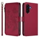 thumbnail image 2 of Funda Cartera Mariposa para [Samsung Galaxy A57] con Soporte y Cremallera Rojo, 2 of 6