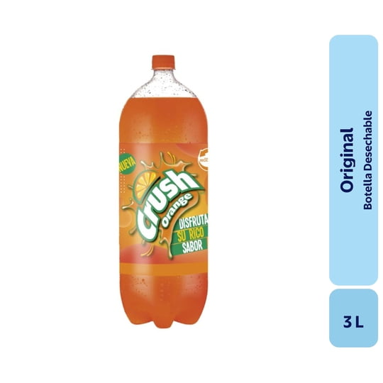 Bebida Naranja Original Botella 3 L Crush