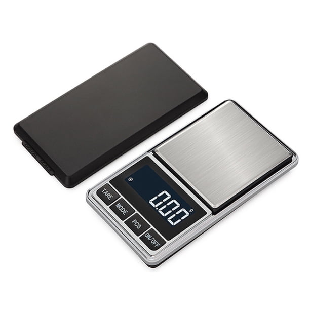 Báscula digital de cocina para joyería, pesaje con recarga, báscula digital de bolsillo de precisión - Graduación de 0.01