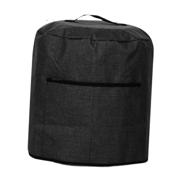 Cubierta de aire Freyer con bolsa Cubierta de protección de protección de polvo multifuncional para la olla para el polvo para viajeros de electrodomé Negro