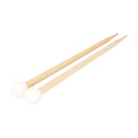 Magideal - 2X Mazos De Batería Con Parche De Fieltro, Baquetas De Percusión Resistentes Al Desgaste, Baquetas De Fieltro Para Educación Musical, Caja De Batería