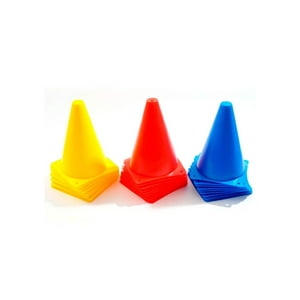 Inaltum Fitness - Pack 10Unid - Cono Entrenamiento Coordinación Agilidad 18Cm - 10Unid